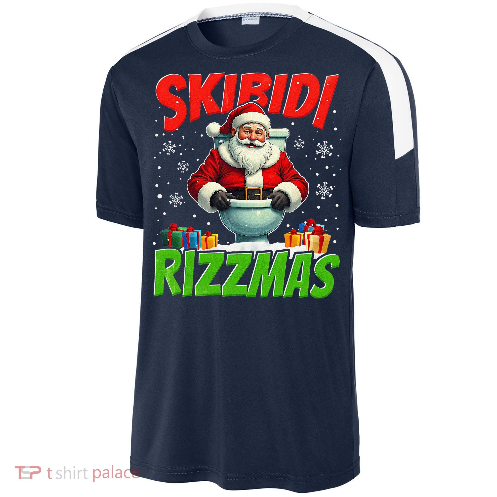 Skibid.I Rizzmas Christmas Rizz Santa Claus Charisma Cool Sport-Tek Competitor United Soccer Jersey