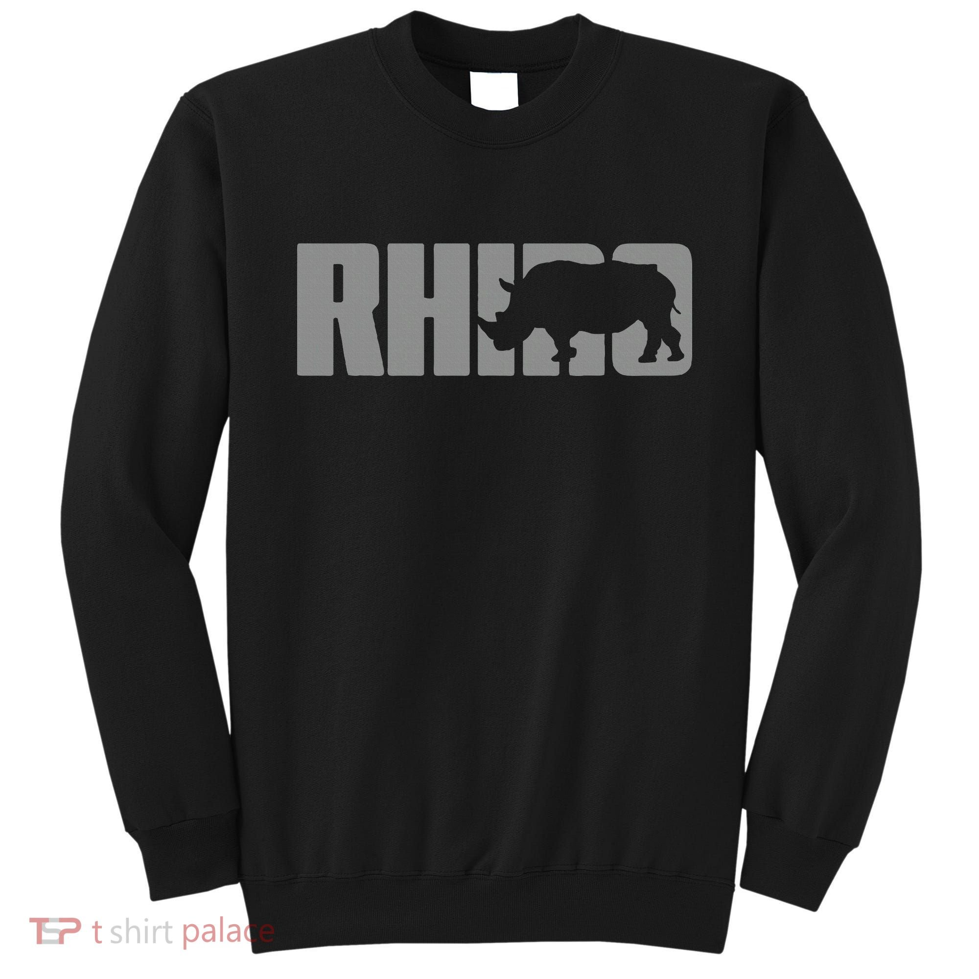 Save Rhino Clothing Rhino Rhinoceros Sweatshirt