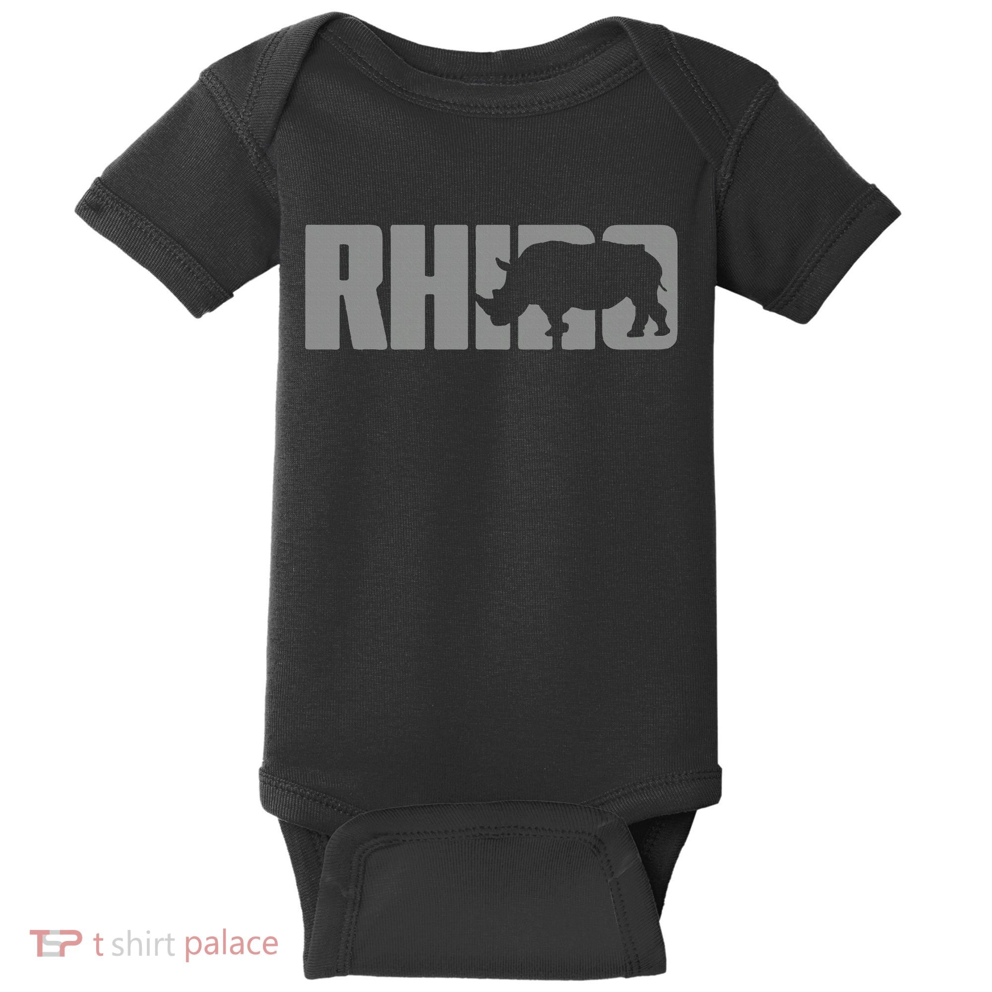 Save Rhino Clothing Rhino Rhinoceros Baby Bodysuit