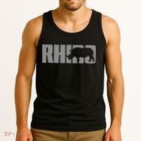 Save Rhino Clothing Rhino Rhinoceros Tank Top thumb 3