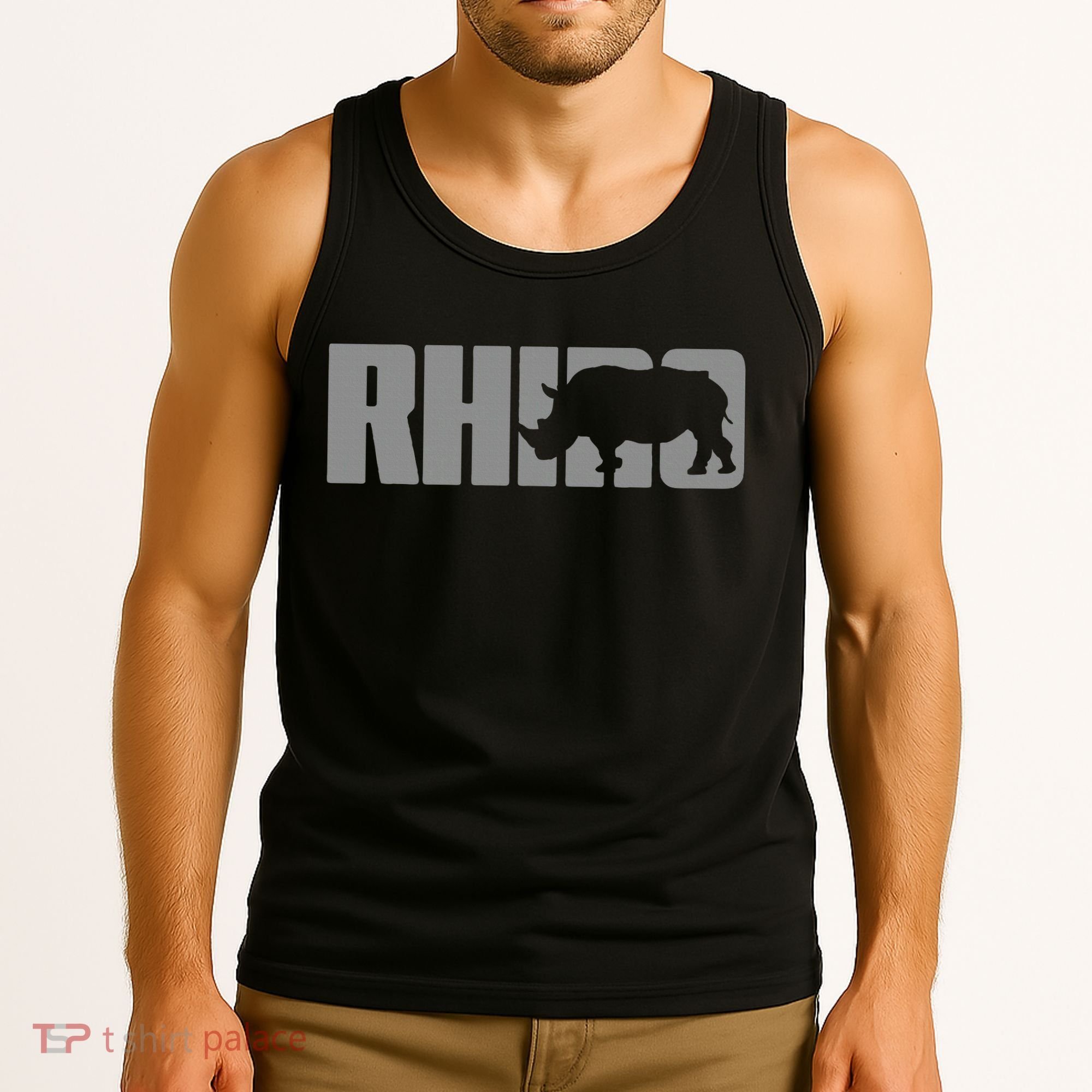 Save Rhino Clothing Rhino Rhinoceros Tank Top