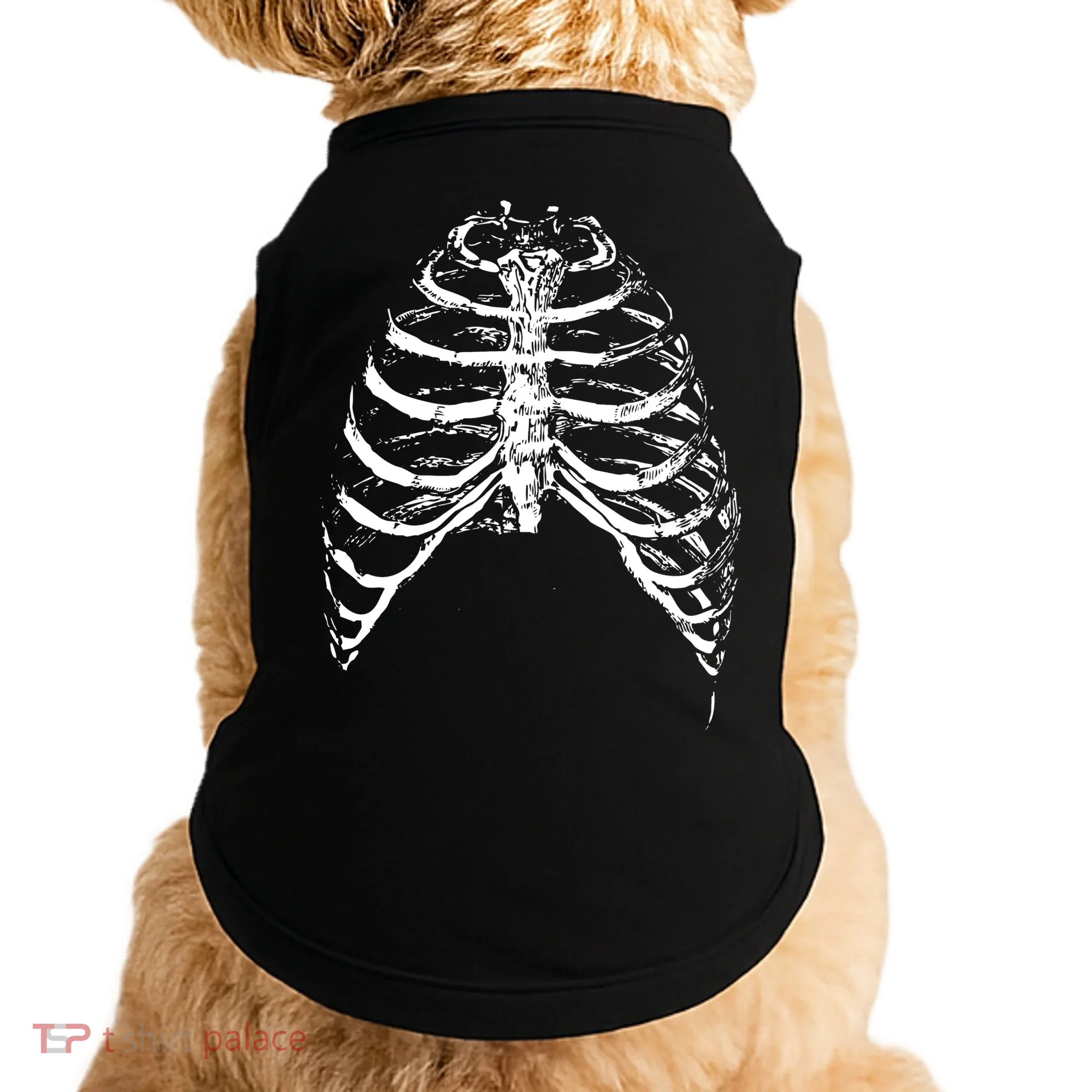 Skeleton Rib Cage Doggie Tank