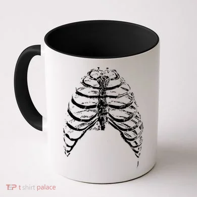 Skeleton Rib Cage Coffee Mug