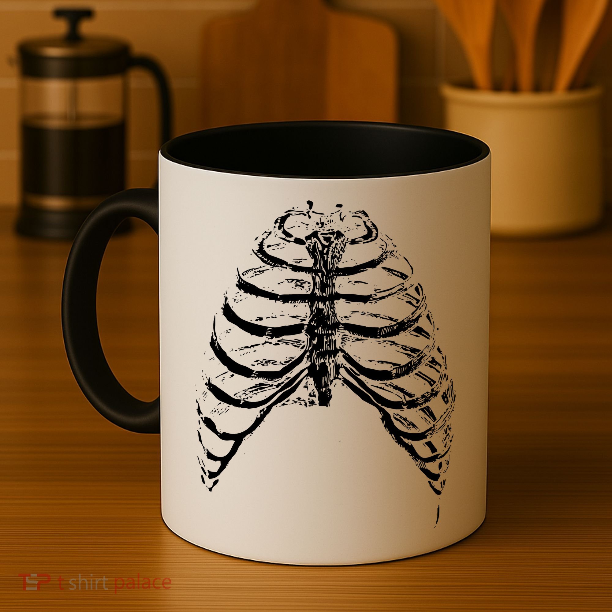 Skeleton Rib Cage Coffee Mug
