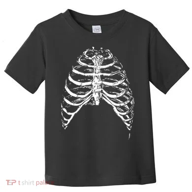 Skeleton Rib Cage Toddler T-Shirt