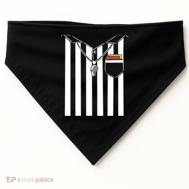 Soccer Referee Costume USA-Made Doggie Bandana