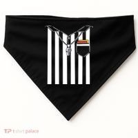 Soccer Referee Costume USA-Made Doggie Bandana thumb 0