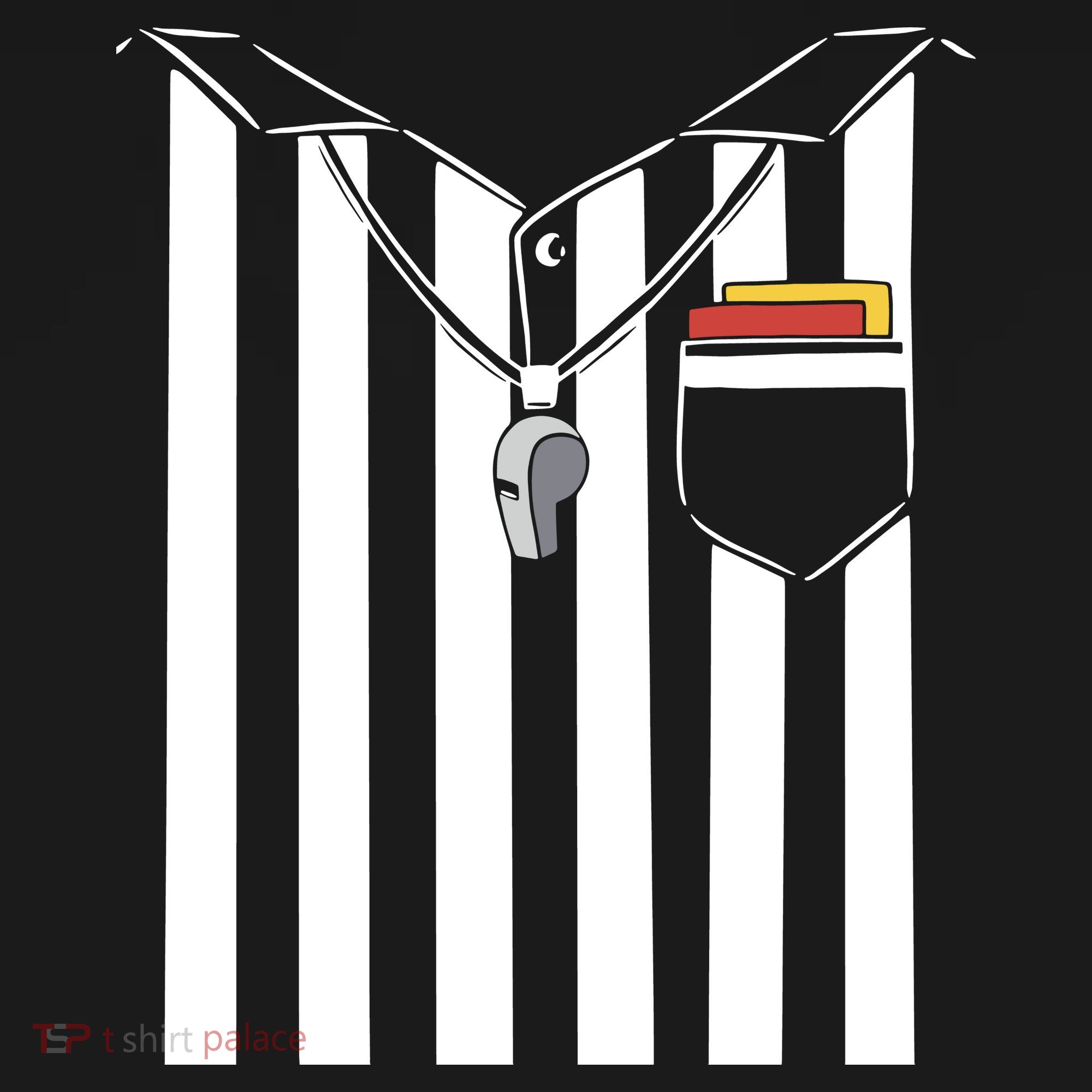 Soccer Referee Costume USA-Made Doggie Bandana