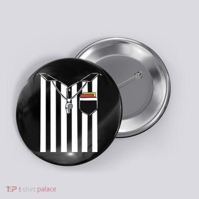 Soccer Referee Costume Button