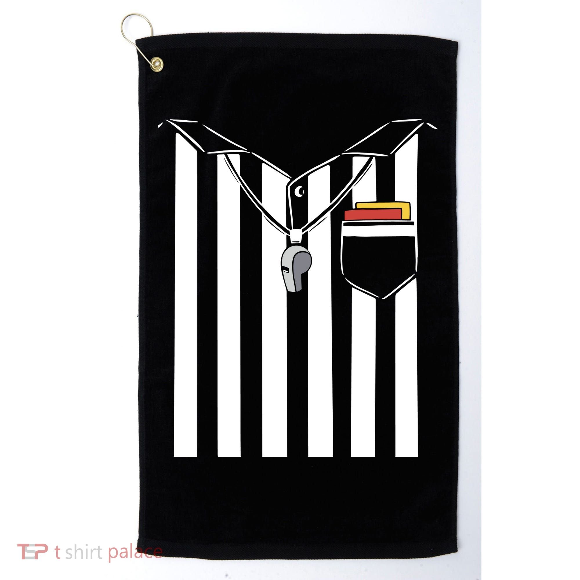 Soccer Referee Costume Golf Towel