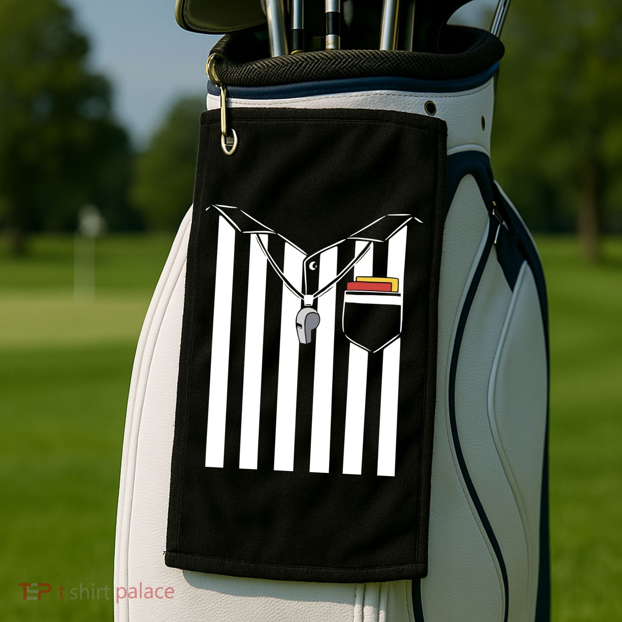 Soccer Referee Costume Golf Towel