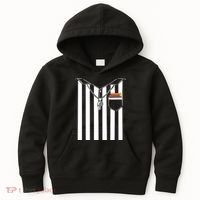 Soccer Referee Costume Kids Hoodie thumb 0
