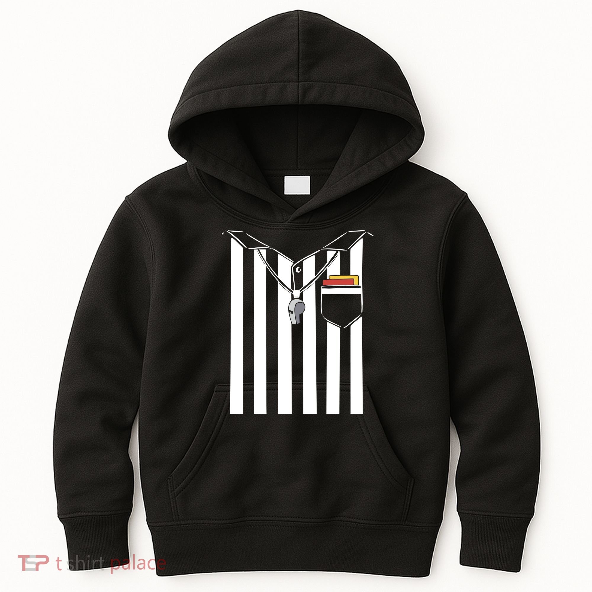 Soccer Referee Costume Kids Hoodie
