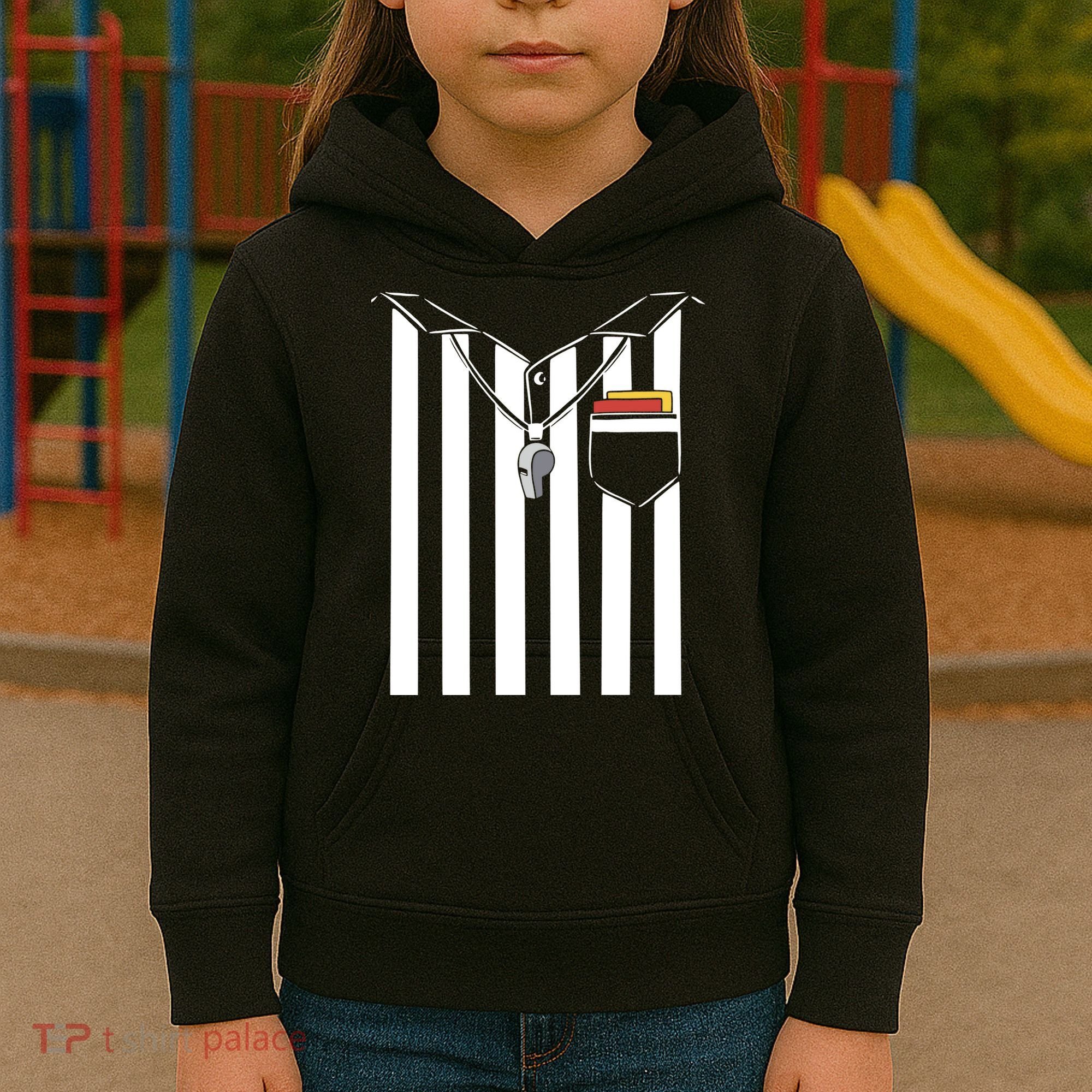 Soccer Referee Costume Kids Hoodie