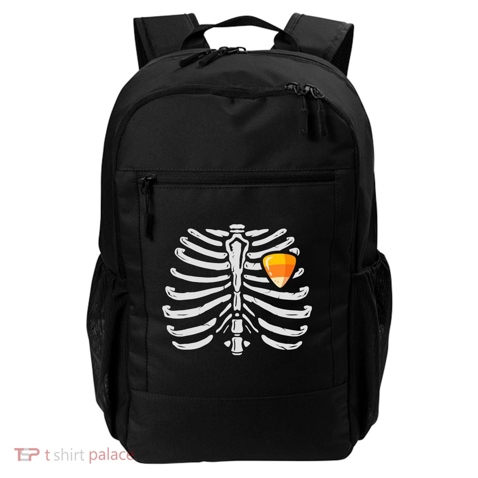 Skeleton Rib Cage Heart Candy Corn Cute Adult Backpack