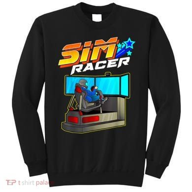 Sim Racer Car Racing And Driving Simulator Motion Rig Sweatshirt