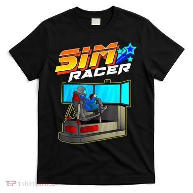 Sim Racer Car Racing And Driving Simulator Motion Rig T-Shirt