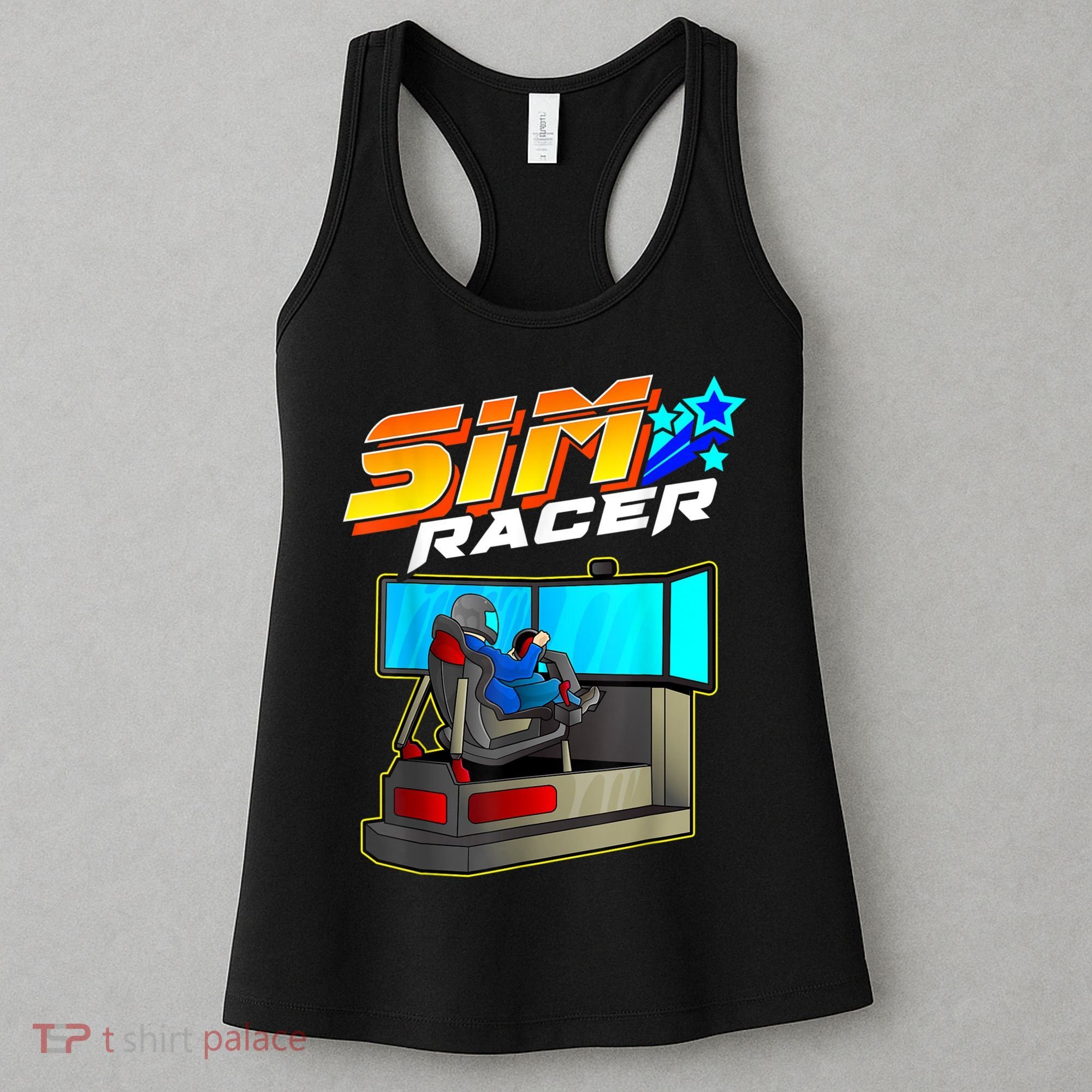 Sim Racer Car Racing And Driving Simulator Motion Rig Women's Tank Top