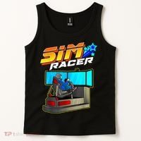 Sim Racer Car Racing And Driving Simulator Motion Rig Tank Top thumb 2