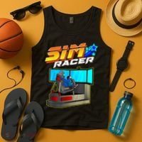 Sim Racer Car Racing And Driving Simulator Motion Rig Tank Top thumb 4