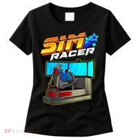 Sim Racer Car Racing And Driving Simulator Motion Rig Women's T-Shirt thumb 0