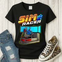 Sim Racer Car Racing And Driving Simulator Motion Rig Women's T-Shirt thumb 3