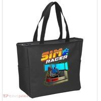 Sim Racer Car Racing And Driving Simulator Motion Rig Tote Bag thumb 2