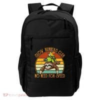 Slow Runners Club No Need For Speed - Sloth & Turtle Snail Backpack thumb 0