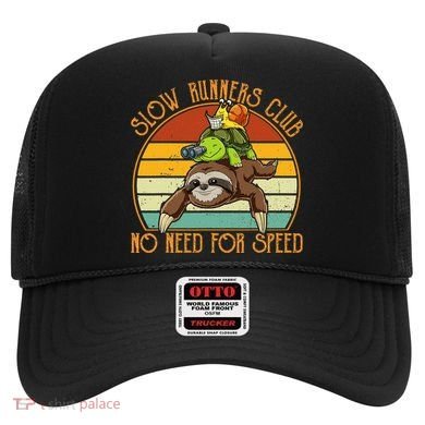 Slow Runners Club No Need For Speed - Sloth & Turtle Snail Hat