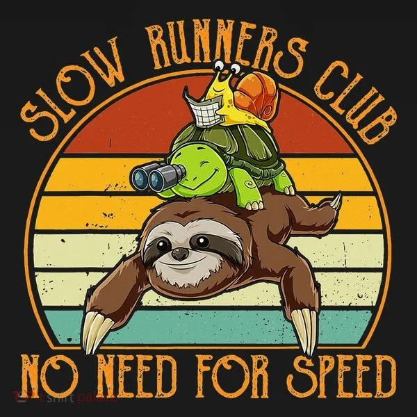 Slow Runners Club No Need For Speed - Sloth & Turtle Snail Toddler Hoodie