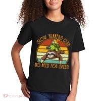 Slow Runners Club No Need For Speed - Sloth & Turtle Snail Kids T-Shirt thumb 2