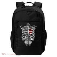 Skeleton Rib Cage Full Of Beer Funny Halloween Costume Backpack thumb 0