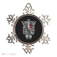 Skeleton Rib Cage Full Of Beer Funny Halloween Costume Ornament thumb 0