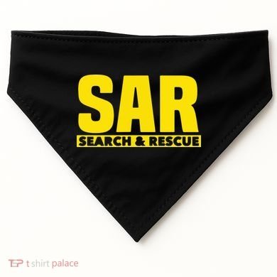 Search Rescue Crew SAR Emergency Response Team USA-Made Doggie Bandana