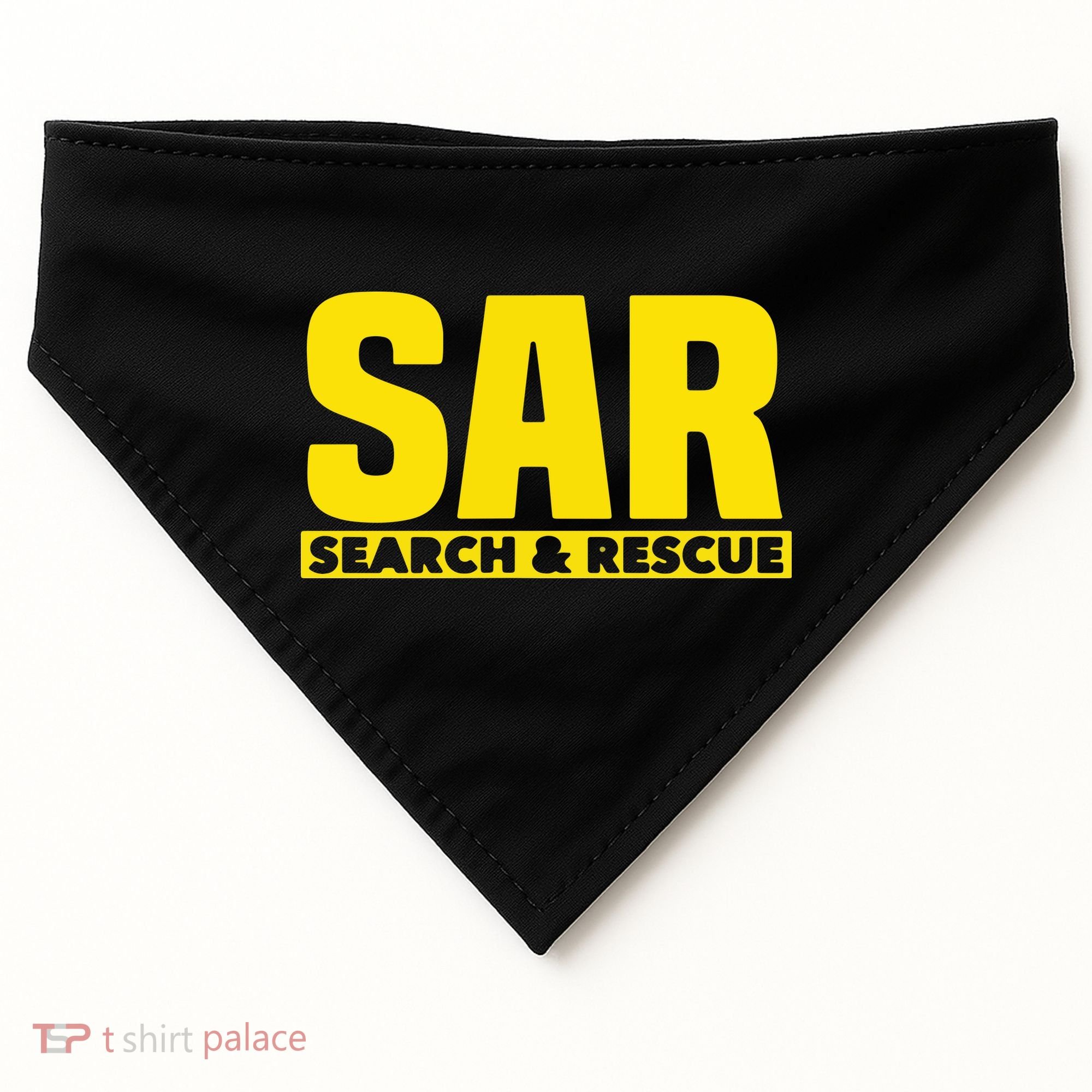 Search Rescue Crew SAR Emergency Response Team USA-Made Doggie Bandana