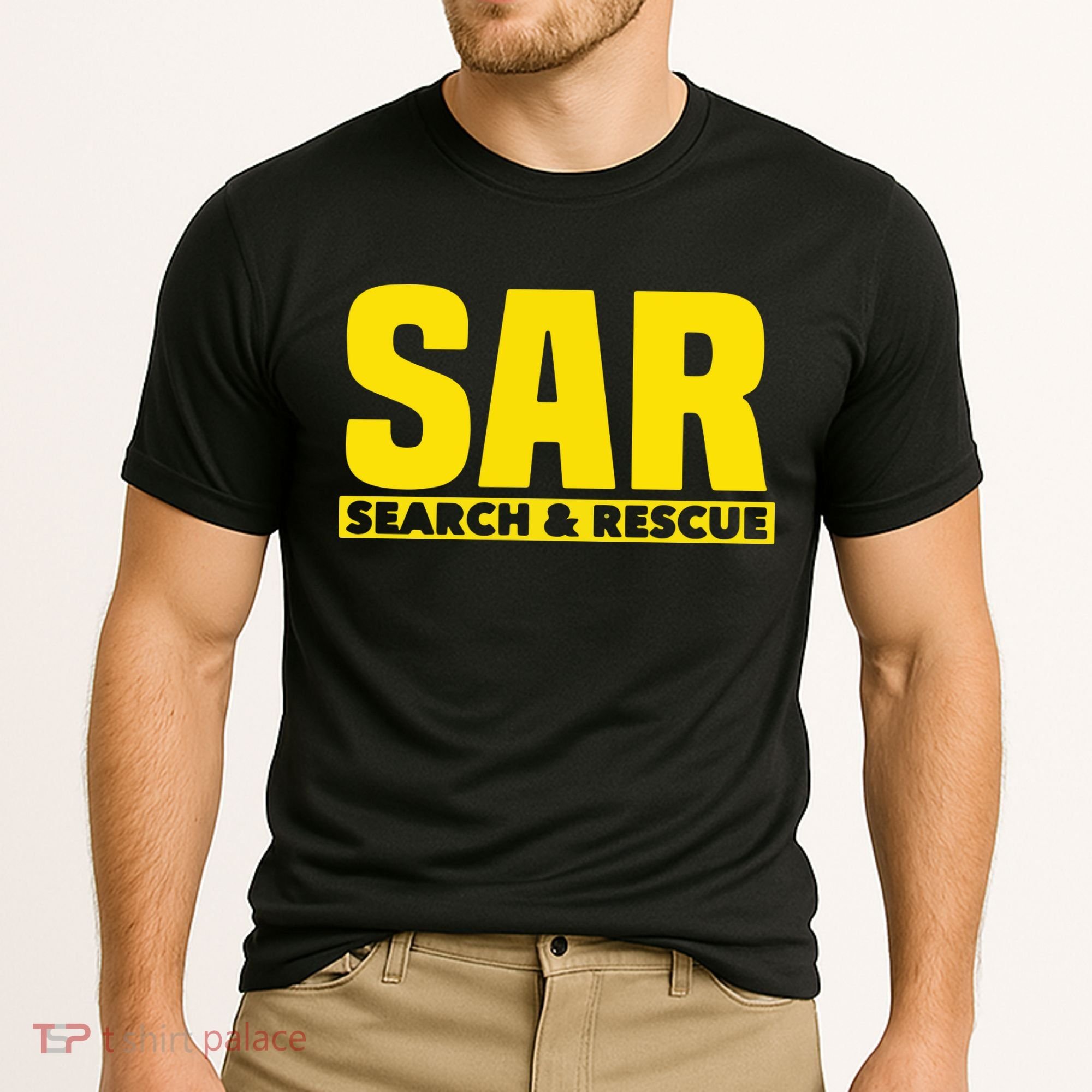 Search Rescue Crew SAR Emergency Response Team Cooling Performance Crew T-Shirt