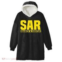 Search Rescue Crew SAR Emergency Response Team Hooded Wearable Blanket thumb 0