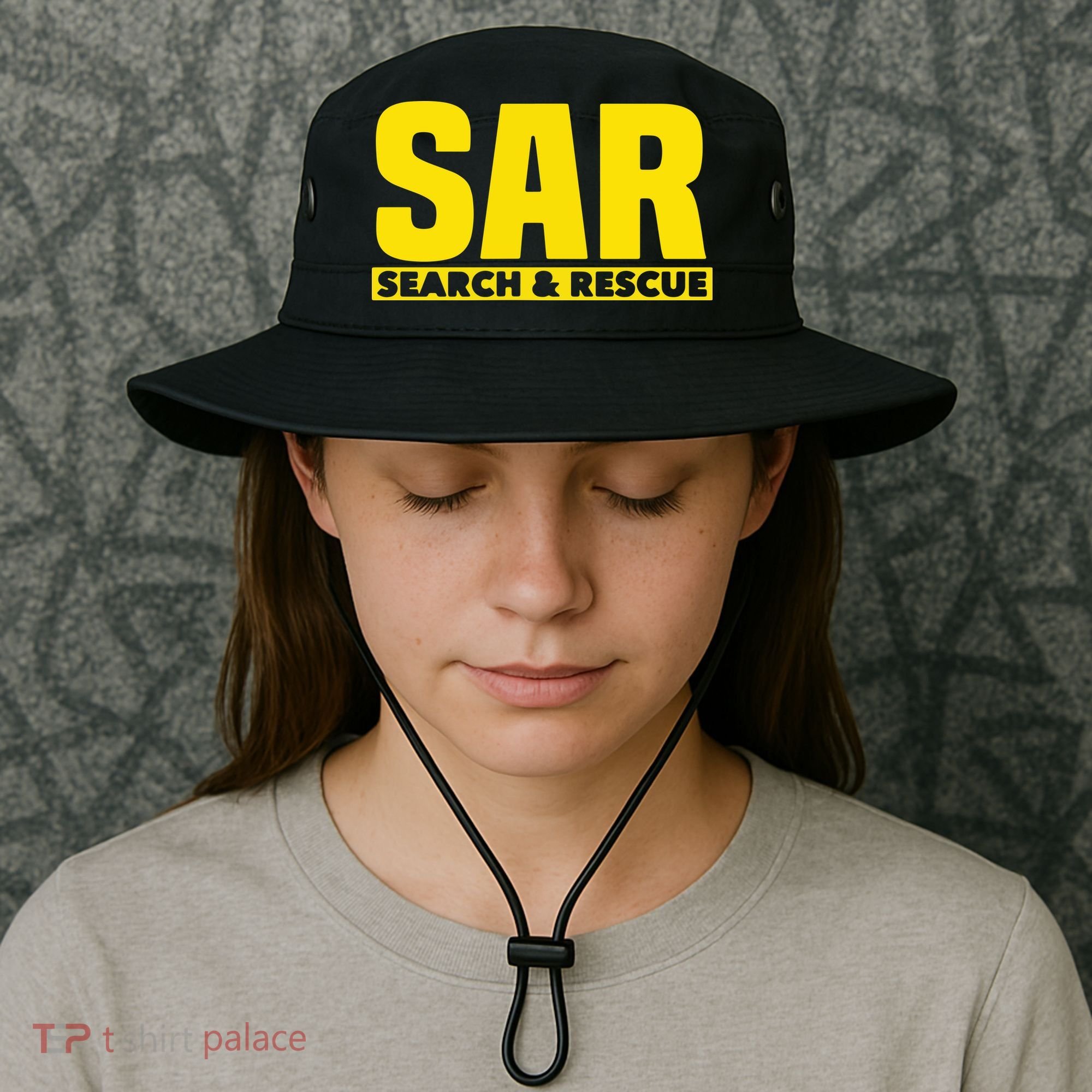 Search Rescue Crew SAR Emergency Response Team Bucket Hat