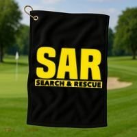 Search Rescue Crew SAR Emergency Response Team Golf Towel thumb 1
