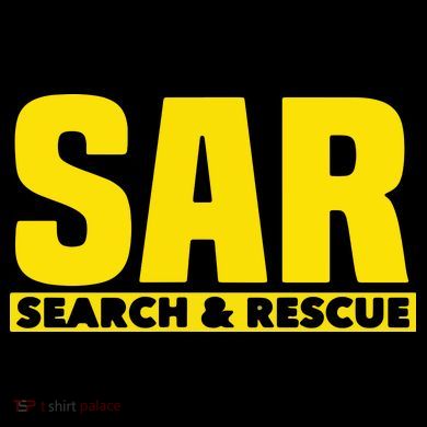 Search Rescue Crew SAR Emergency Response Team Kids Colorblock Raglan Jersey