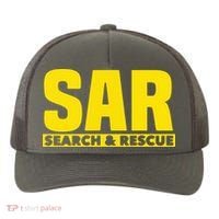 Search Rescue Crew SAR Emergency Response Team Yupoong Adult 5-Panel Trucker Hat thumb 0