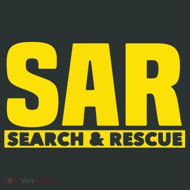 Search Rescue Crew SAR Emergency Response Team Button