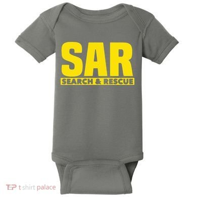 Search Rescue Crew SAR Emergency Response Team Baby Bodysuit