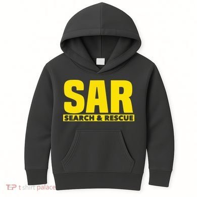 Search Rescue Crew SAR Emergency Response Team Kids Hoodie