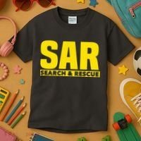 Search Rescue Crew SAR Emergency Response Team Kids T-Shirt thumb 3