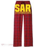 Search Rescue Crew SAR Emergency Response Team Women's Flannel Plaid Pajama Pants thumb 0