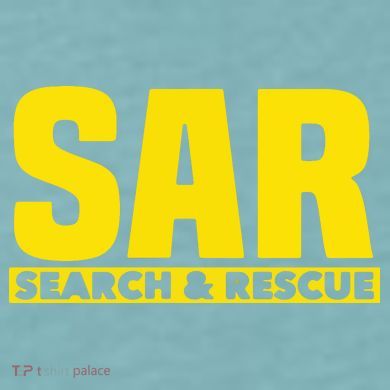 Search Rescue Crew SAR Emergency Response Team Sueded Cloud Jersey T-Shirt