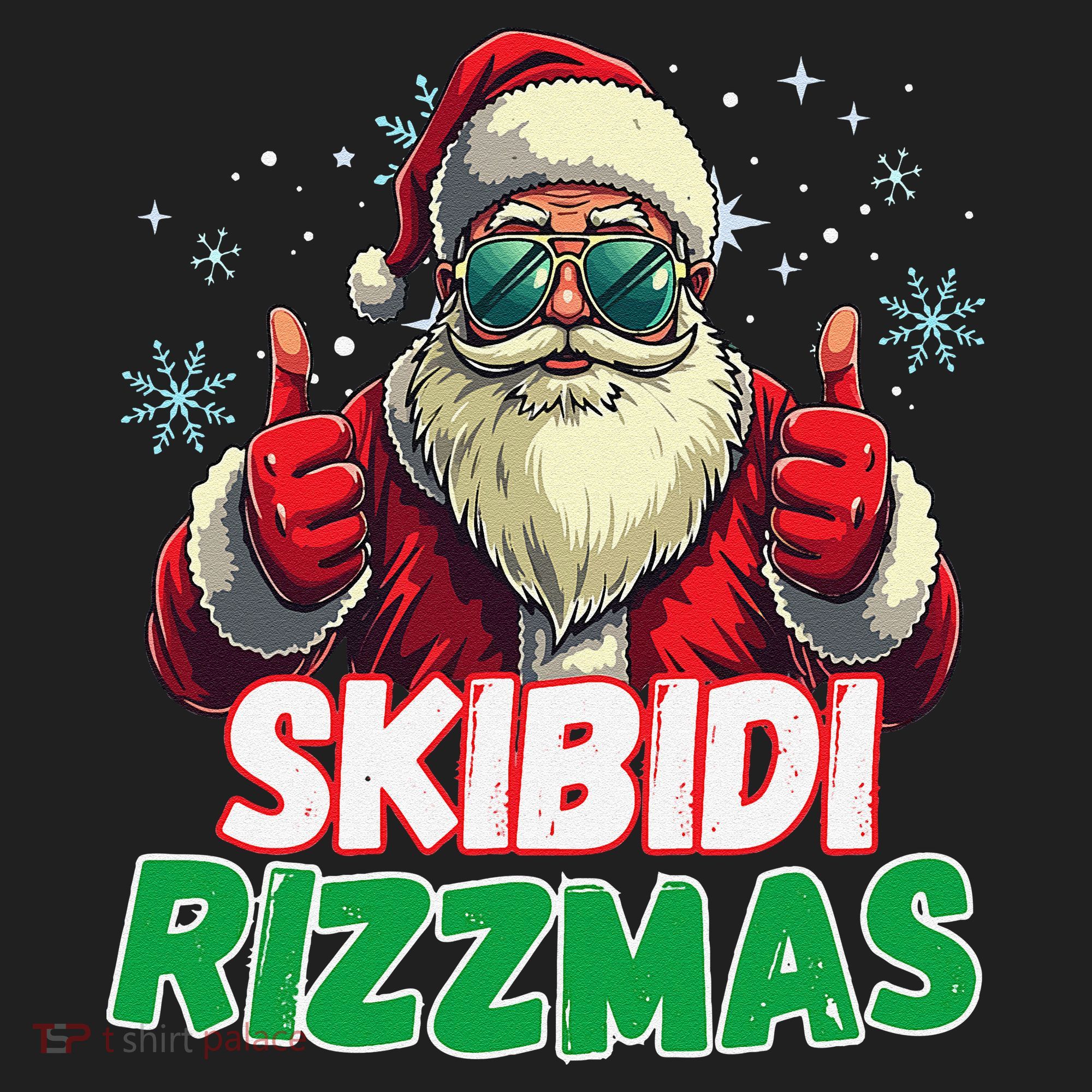 Skibid.I Rizzmas Christmas Rizz Santa Claus Charisma Women's Sweatshirt