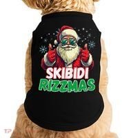Skibid.I Rizzmas Christmas Rizz Santa Claus Charisma Doggie Tank thumb 0