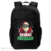 Skibid.I Rizzmas Christmas Rizz Santa Claus Charisma Backpack thumb 0